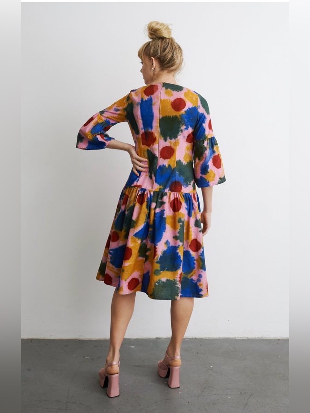 Osei-Duro Mutare dress in the Elaine print in size XL - Picture 9 of 12